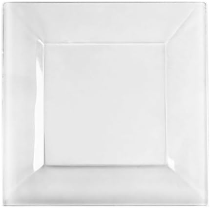 EcoQuality 95 inch Clear Plastic Plates