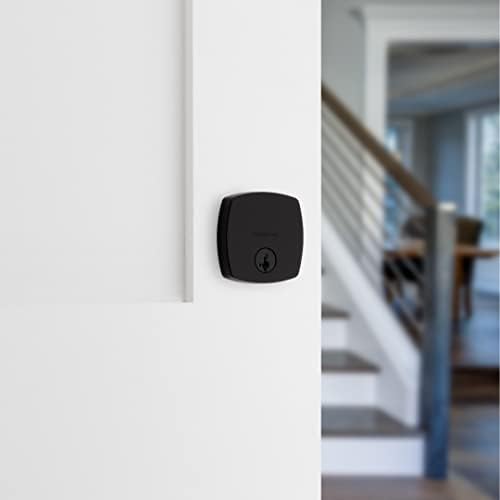 Kwikset Midtown Deadbolt Lock Matte Black
