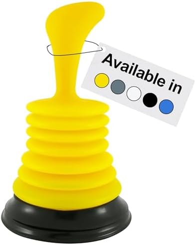 Ergonomic Powerful 7 Sink Plunger for Efficient Draining