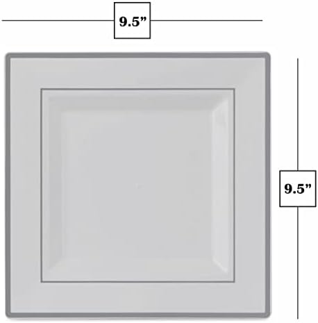 Perfect 50-Pack Disposable Dinner Plates