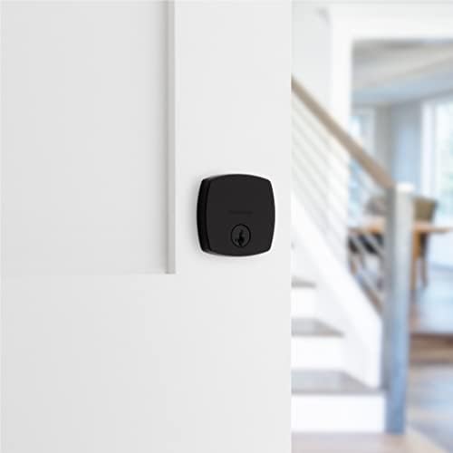 Kwikset Midtown Deadbolt Lock Matte Black