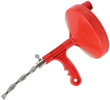 Drain Snake - Drain Clog Remover Red Deep Sink Clog Solver