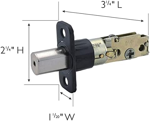 Design House 783365 6-Way Oil Rubbed Bronze Deadbolt Latch