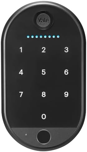Yale Keypad Touch Smart Fingerprint Door Lock with Keyless Entry