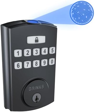 Brinks Fingerprint Keypad Smart Lock