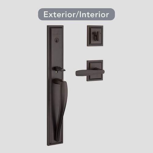 Baldwin SmartKey Front Entry Door Handle Set - Venetian Bronze