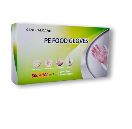 600 Pcs Disposable Gloves for Kitchen Cleaning