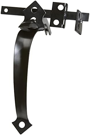National Hardware Thumb Latch for Doors Gates Black