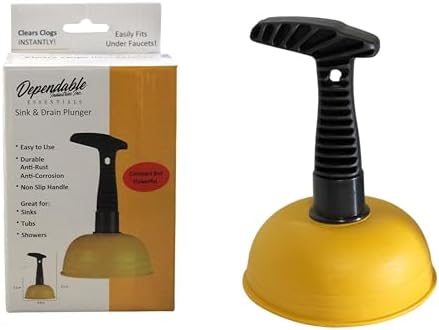 Sink Plunger Durable Ergonomic and Portable