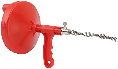Drain Snake - Drain Clog Remover Red Deep Sink Clog Solver
