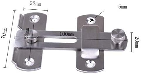 Cabilock 4 Cupboard Locks Latch Bolt Lock Set for Doors Windows