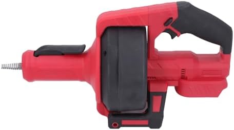 Ergonomic Electric Auger for Plumbing with LED Light 7m Flexible Cable