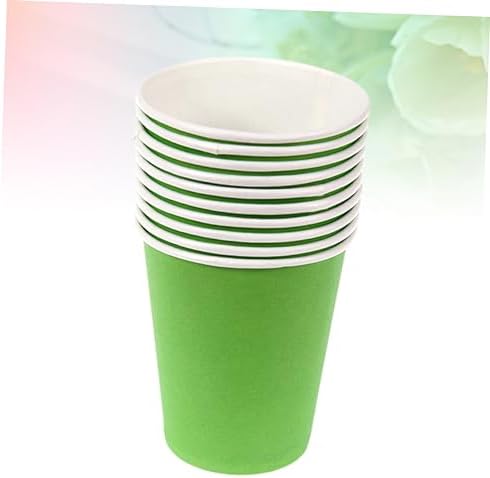 Grass GreenDisposable Paper Cups for Crafts