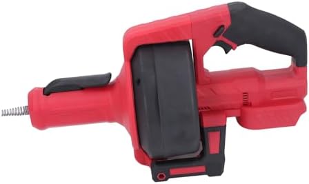 Ergonomic Electric Auger for Plumbing with LED Light 7m Flexible Cable