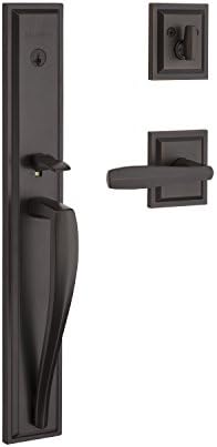 Baldwin SmartKey Front Entry Door Handle Set - Venetian Bronze