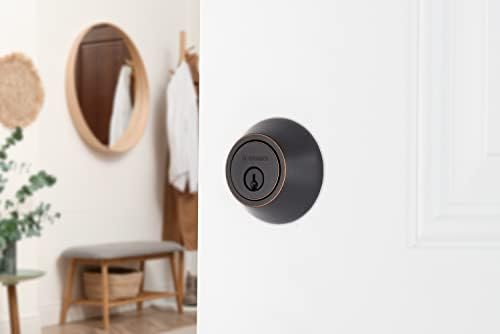 Secure Front Door Lock 1-Inch Single Cylinder Tuscan Bronze