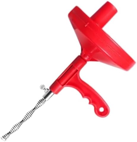 Quick-acting drain auger for clog removal