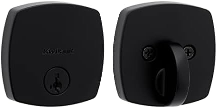 Kwikset Midtown Deadbolt Lock Matte Black