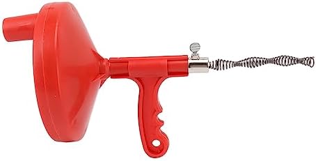Drain Snake - Drain Clog Remover Red Deep Sink Clog Solver