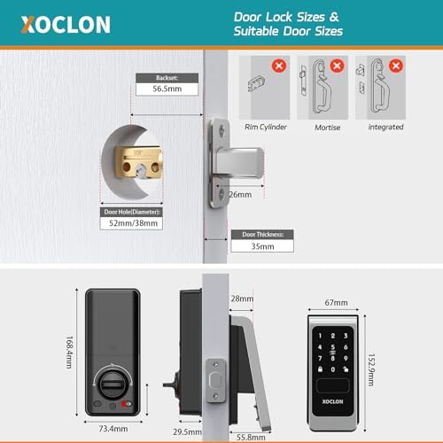 Finger Vein Smart Door Lock by XOCLON