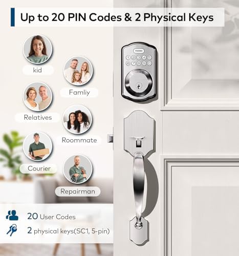 TEHO Smart Keyless Door Deadbolt Set