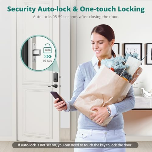 Fingerprints PIN Secure Front Door