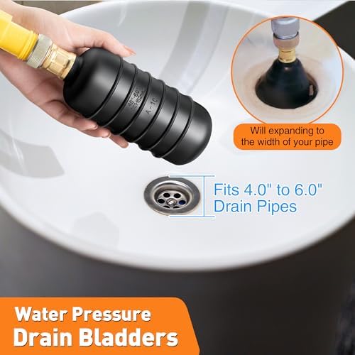 Enhon Drain Bladder Efficiently Unclogs Blockages