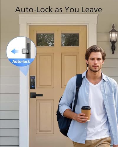 Fingerprint Keyless Entry Door Lock with App Control