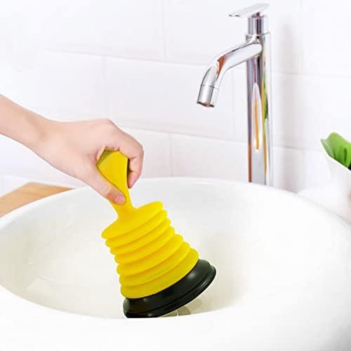 Ergonomic Powerful 7 Sink Plunger for Efficient Draining