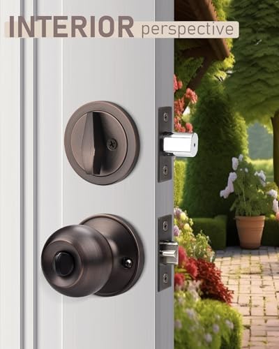 Oil Rubbed Bronze Entry Door Lockset