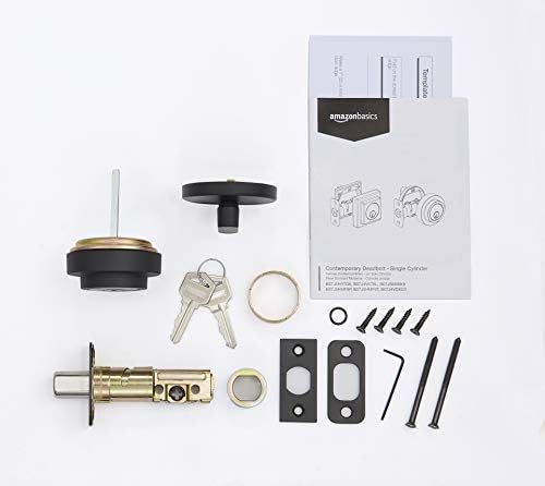 Amazin Amazon Basics Deadbolt Lock Easy Install Secure