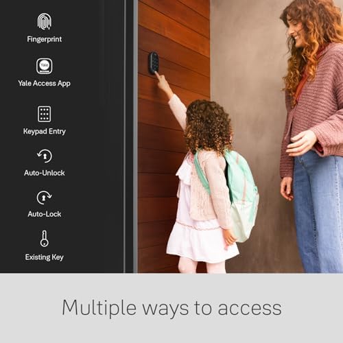 Yale August Wi-Fi Smart Lock with Keypad in Black