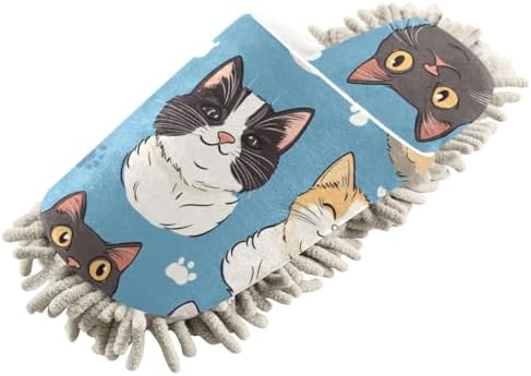 Microfiber Cleaning Slippers for MenWomen House Floor Mop