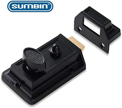 Night Latch Deadbolt Set with Rim Lock for Home Security