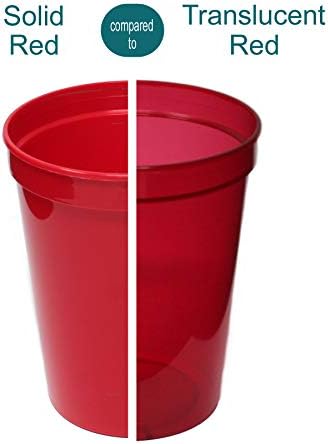 Rolling Sands Reusable Plastic Cups 50-Pack