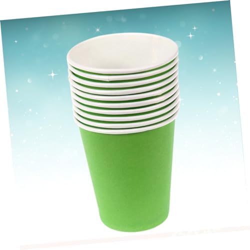 Grass GreenDisposable Paper Cups for Crafts