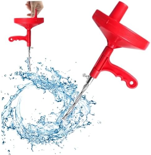 Quick-acting drain auger for clog removal