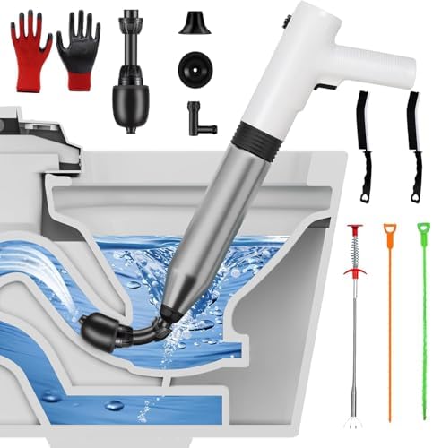Heavy-Duty Electric Toilet Plunger
