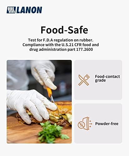 Safe Nitrile Gloves for Cooking Cleaning