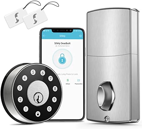 Secure Front Door Lock with Wi-Fi
