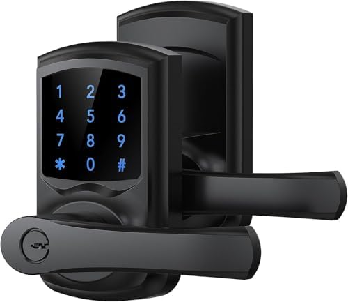 Signstek Keyless Entry Door Lock with Matte Black