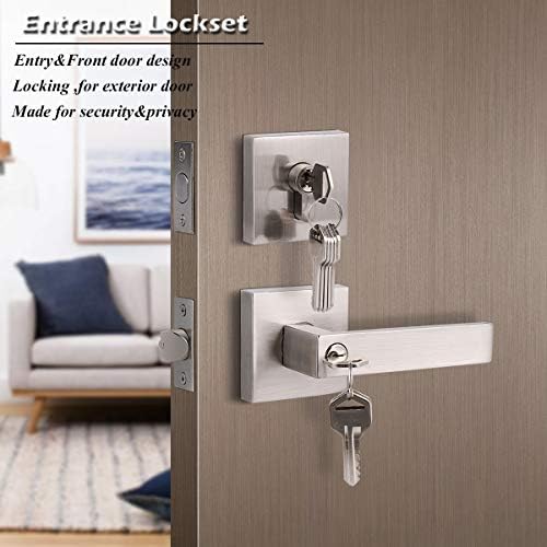 Gobrico Entry Lever Double Deadbolt Lockset Set