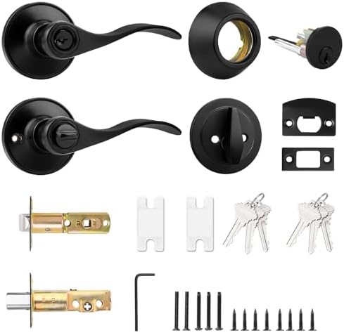 Probrico Front Door Entry Lever Lockset