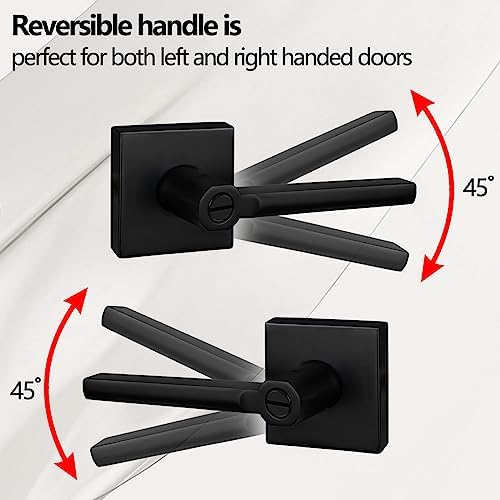 NEWBANGDouble Pack Door Lever Zinc Alloy Privacy Door Lock Handle