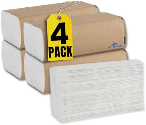 1InTheOffice Multifold Paper Towels 1-Ply 9 x 945 250 x 4