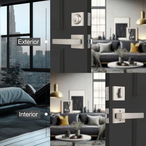 NCSEN 2-Pack Heavy Duty Door Lock Set with Deadbolt