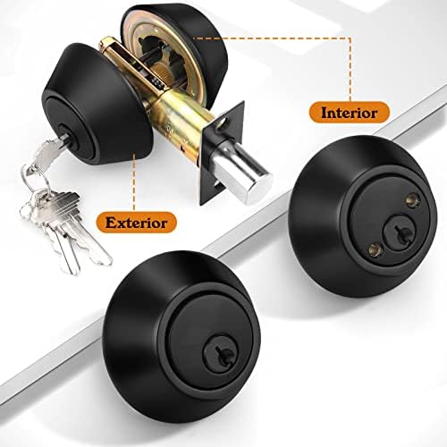 Secure Double-Cylinder Deabolt Perfect for Home Business