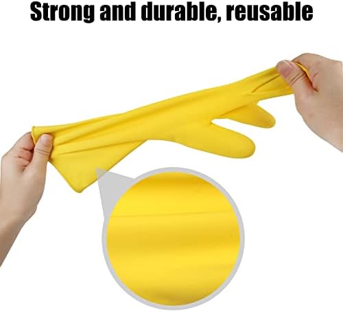 Rubber Cleaning Gloves for Kitchen Reusable House Guard Gloves