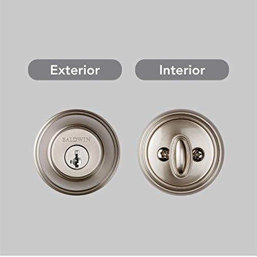 Baldwin SmartKey Re-key Cylinder Door Deadbolt