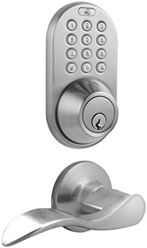 MiLocks DFL-02SN - Keyless Entry Touchpad Door Lever Combo